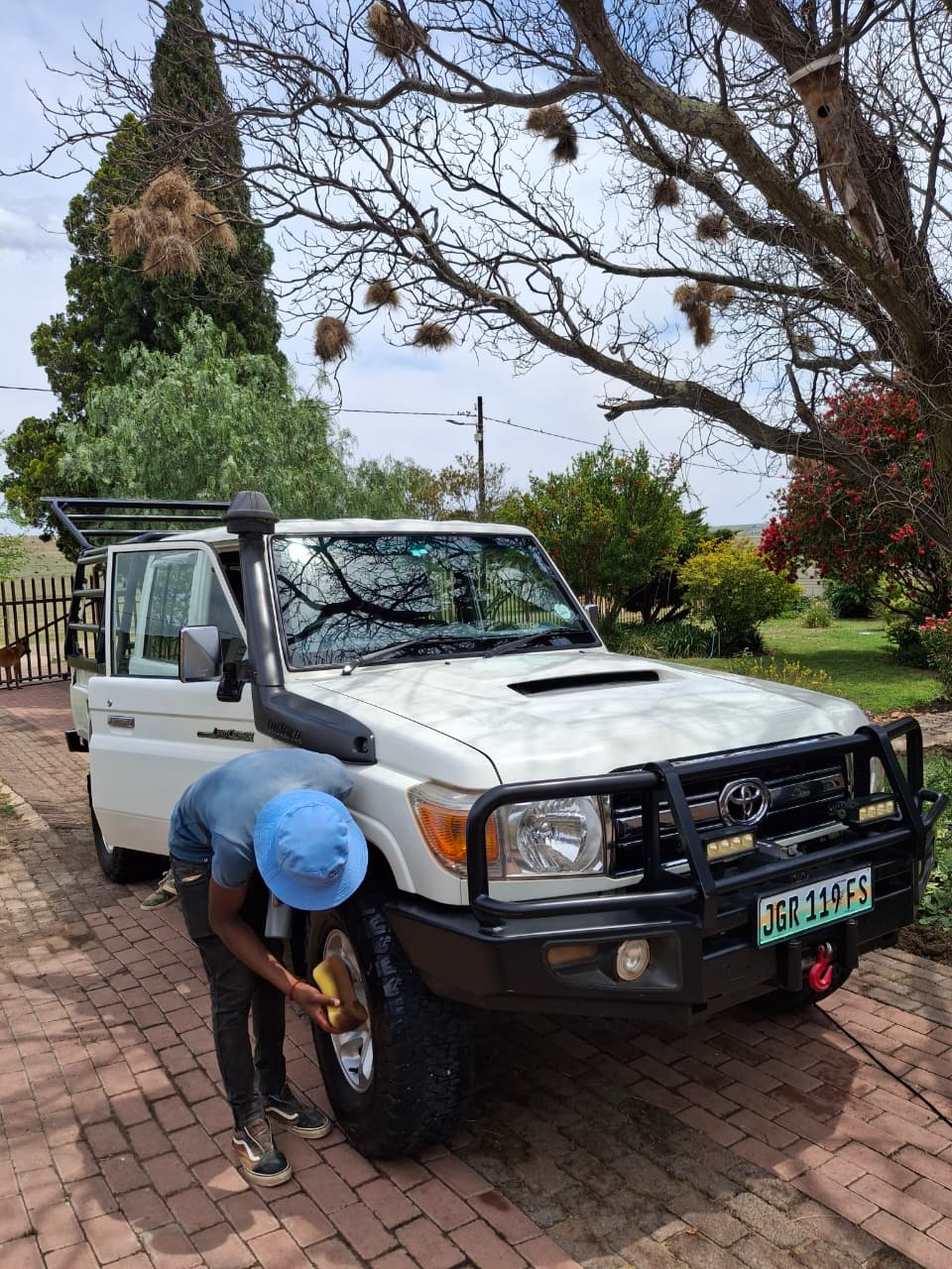 Toyota Land Cruiser, doorstep detail